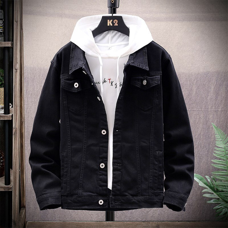 Proljeće i jesen Nove ležerne muške jakne Muške traper jakne Uske jakne za radnu odjeću Modni trendovi Muške jakne