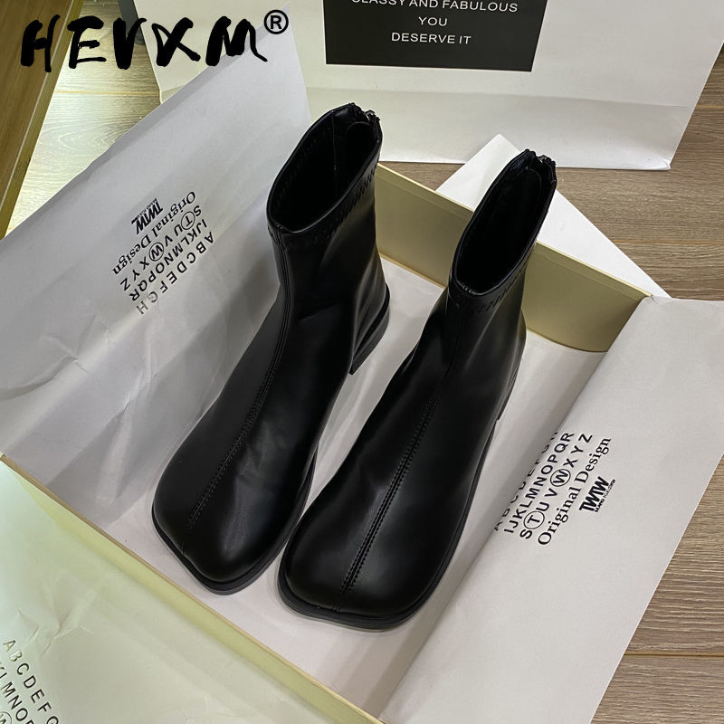 Sieviešu apavi ar vidēji papēžiem 2021. gada jauns ziemas dizainers, mājīga kleita, sniega zābaki.