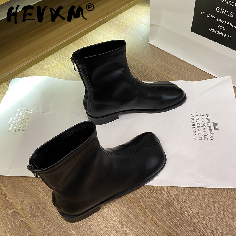 Sieviešu apavi ar vidēji papēžiem 2021. gada jauns ziemas dizainers, mājīga kleita, sniega zābaki.