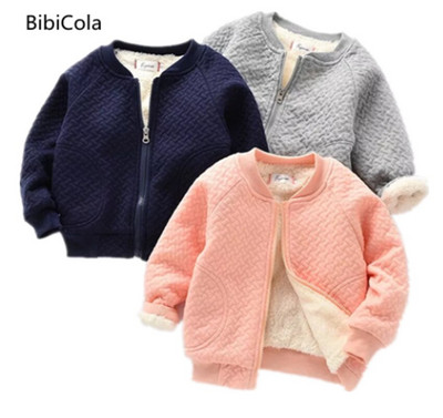BibiCola New Style Baby Toddler Infant Plus Fleece Χειμερινό Ζεστό Παλτό Εξωτερικό Παιδικό Μπουφάν Παιδικό Unisix slide Παχύ παλτό