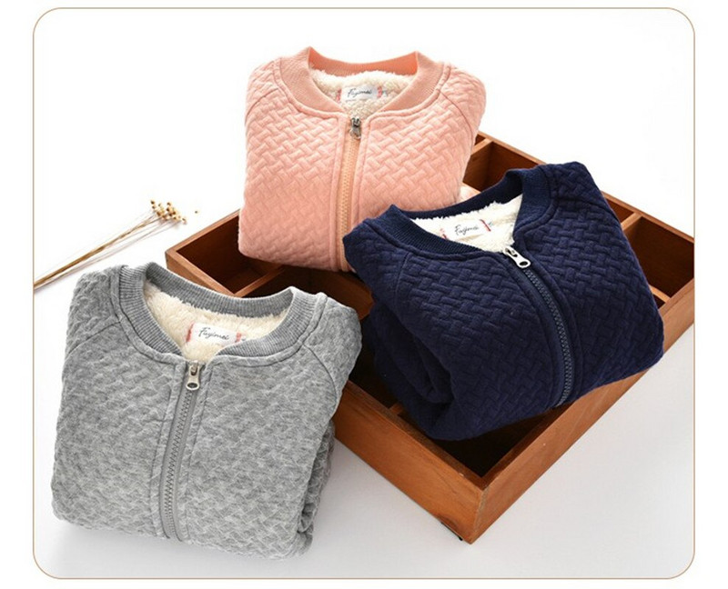 BibiCola New Style Baby Toddler Infant Plus Flīsa Ziemas Silts Mētelis Virsdrēbes Jaka Bērnu Unisix slide Biezs Mētelis