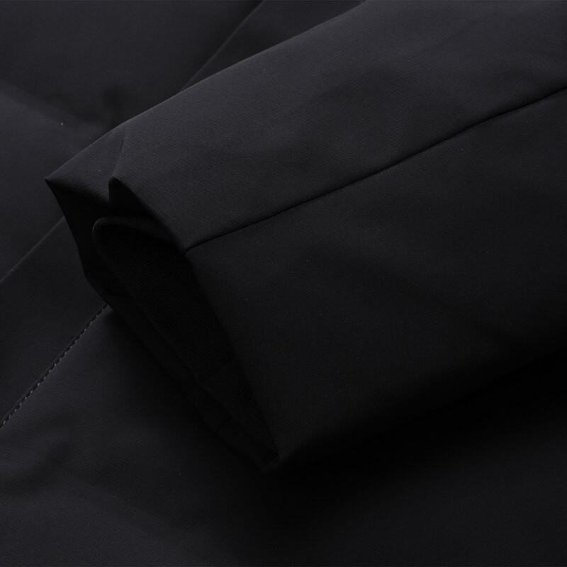 Vrhunska nova robna marka Ležerna moda Dugačka muška jakna s kapuljačom od 90% pačjeg paperja Crne vjetrovke Zimska muška odjeća