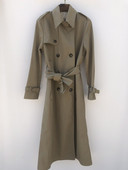 Ženska jednobojna vjetrovka s dvostrukim kopčanjem s vezom i otvorenim ovratnikom, ženski baloner s pojasom