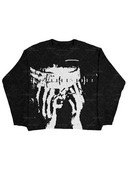 Sieviešu trikotāžas džemperis Sieviešu portreta džemperis Lielizmēra džemperis Sieviešu ielas apģērbs ar garām piedurknēm Harajuku džemperis, sieviešu džemperis