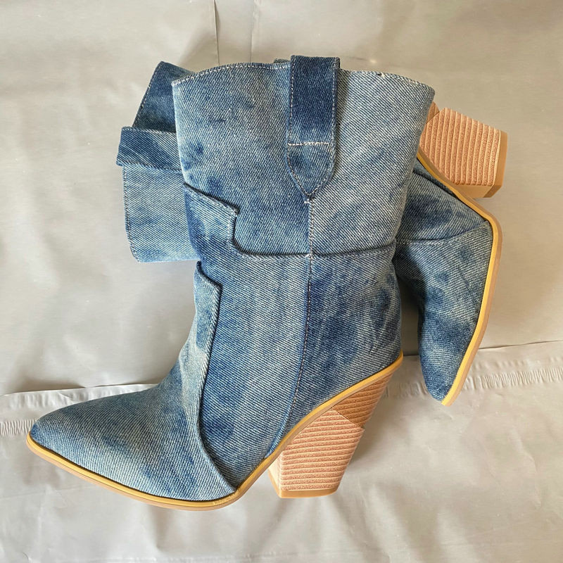 2021. Modne traper vester čizme Jesenske ženske čizme Visoke pete Čizme na klinove Natikače Zimske plišane ženske cipele Velika veličina 42 43