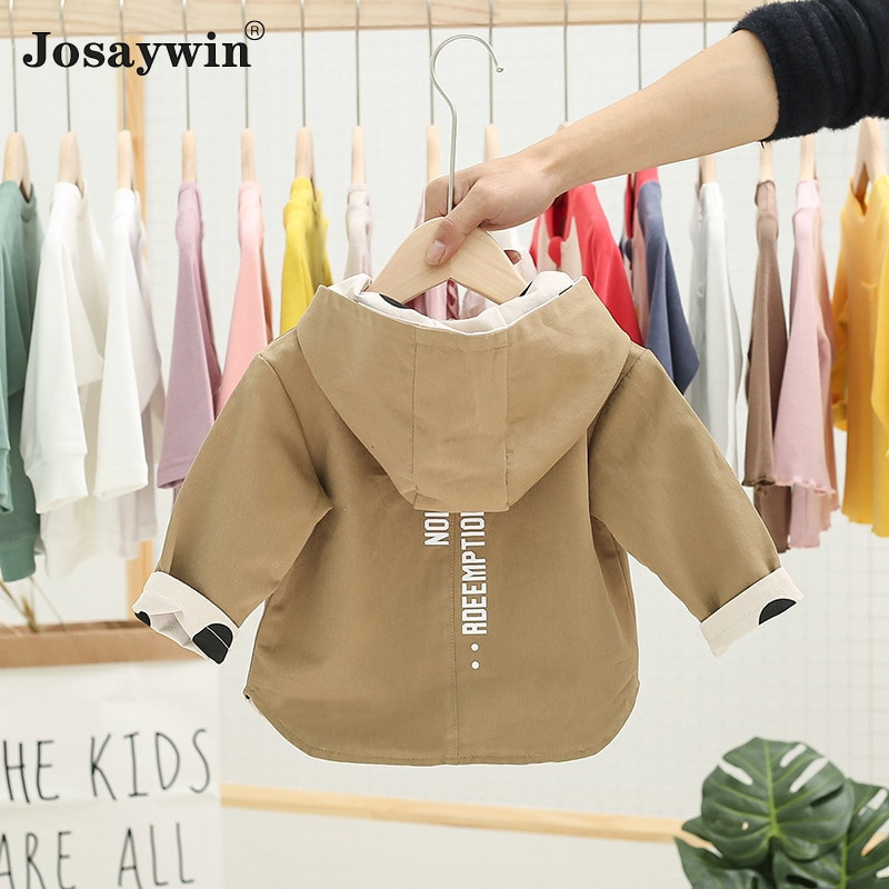 Παλτό με αναστρέψιμο τζάκετ Βρεφικά αγόρια κοριτσάκι Πουά Ανοιξιάτικο φθινόπωρο Πάρκα Μπουφάν για κορίτσι με κουκούλα Εξωτερικά ρούχα Παιδικά ρούχα