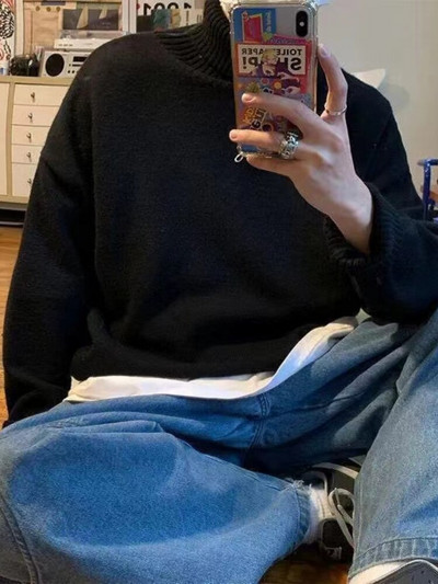 Jesen i zima Novi originalni pulover Klein Plavi široki pulover Muška i ženska pletenina za par 2022 Y2k Ženska odjeća