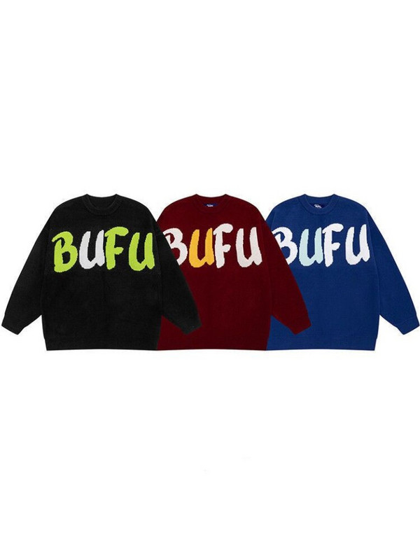 Jesen i zima Novi originalni pulover Klein Plavi široki pulover Muška i ženska pletenina za par 2022 Y2k Ženska odjeća