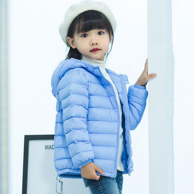 Φθινοπωρινά χειμωνιάτικα Παιδικά πουπουλένια μπουφάν για κορίτσια Παιδικά ζεστά παλτό για αγόρια 2-16 ετών Μικρά κορίτσια Πάρκα Εξωτερικά ρούχα