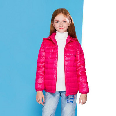 Φθινοπωρινά χειμωνιάτικα Παιδικά πουπουλένια μπουφάν για κορίτσια Παιδικά ζεστά παλτό για αγόρια 2-16 ετών Μικρά κορίτσια Πάρκα Εξωτερικά ρούχα