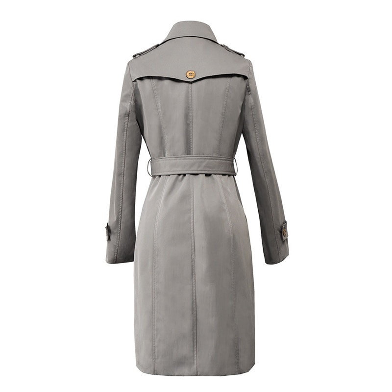 TWOTWINSTYLE Ležerna nepravilna vjetrovka za žene, rever, dugi rukavi, visoki struk, pojasevi s prednjim razdjeljkom, kaki vjetrovka, ženska 2020. Novo