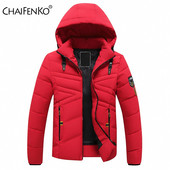 Vīriešu ziemas parki 2022. gads, jauni vēja necaurlaidīgi silti, biezi parki jakas mētelis vīriešu rudens virsdrēbes modes klasiskās ikdienas parkas ar kapuci vīriešiem
