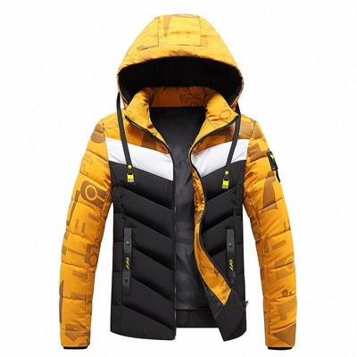 Vīriešu ziemas parki 2022. gads, jauni vēja necaurlaidīgi silti, biezi parki jakas mētelis vīriešu rudens virsdrēbes modes klasiskās ikdienas parkas ar kapuci vīriešiem