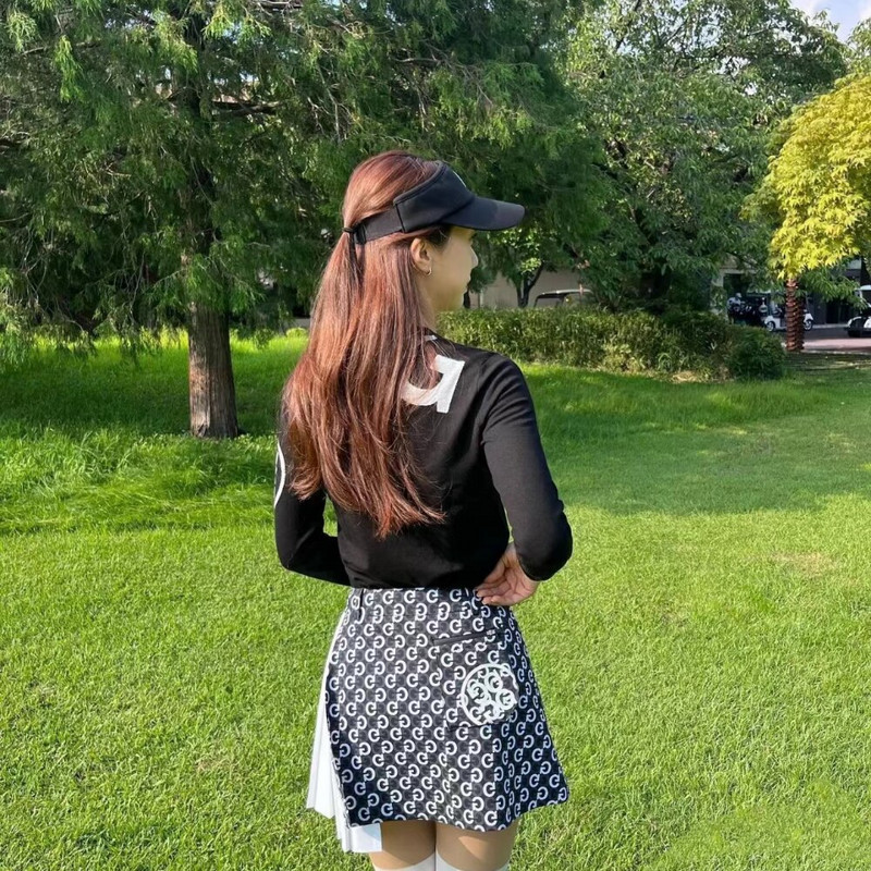 Džemper Ženski puloveri za sportove na otvorenom Topla i moderna odjeća za golf u jesen i zimu Visoko elastične pletene majice