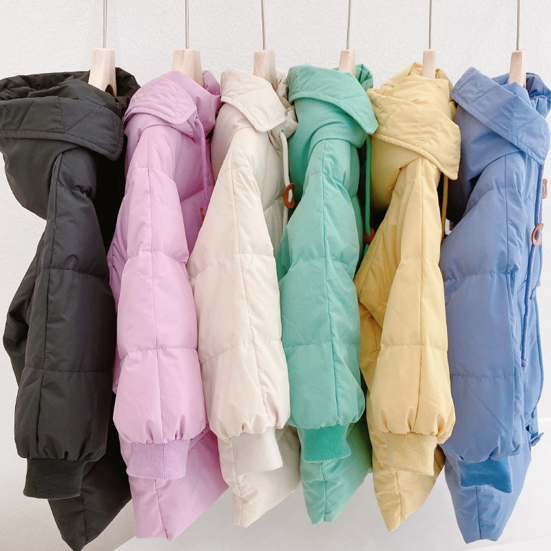 Zimska podebljana i produžena topla dječja donja jakna Deblja donja jakna za dječake koju morate imati za izlaske