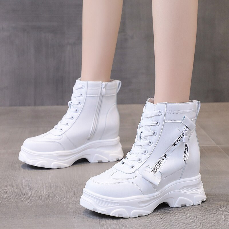 Γυναικεία Χειμερινά Μποτάκια Πλατφόρμας Γυναικεία Μαύρα Keep Warm Αντιολισθητικά Κοντά μποτάκια για Γυναικείες Λευκά μποτάκια μέχρι τον αστράγαλο Outdoor casual παπούτσια Νέα