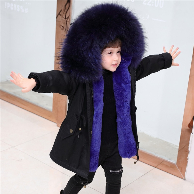 Βρεφικό παλτό για κορίτσια Outwear 2022 Fuzzy Thicken Winter Plus Velvet ζεστό βαμβακερό φλις υψηλής ποιότητας Παιδικά ρούχα
