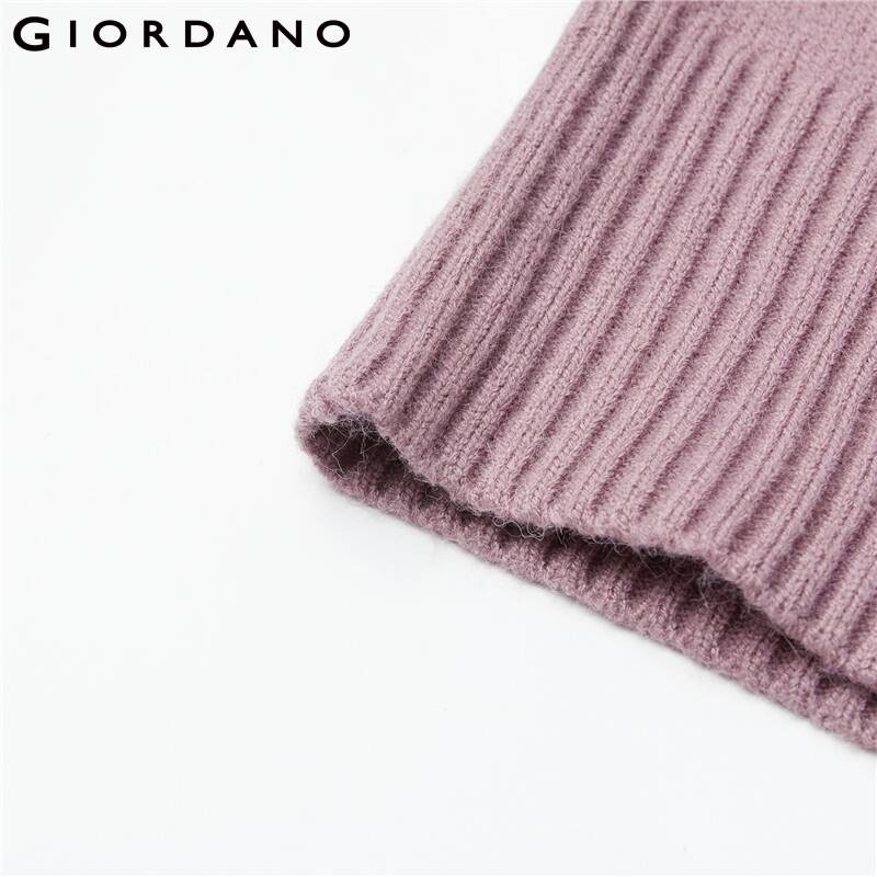 Giordano Ženski pulover Jednobojni Pulover s otvorenim ovratnikom Spuštena ramena Široki kaual džemperi 13351850