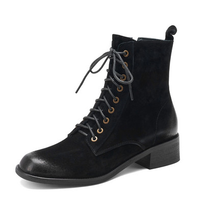 Γυναικεία γυναικεία μποτάκια   2022 Μαύρες μπότες με φερμουάρ με φερμουάρ γόβες Γυναικεία πολυτελή μάρκα σχεδιαστής Big Size 42