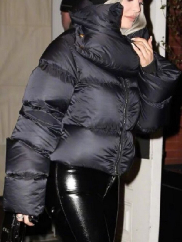 Ανδρικό παλτό IEFB υψηλής ποιότητας Κορεάτικο Σικ Έγχρωμο Στάντ Κοντό Χειμερινό Μπουφάν Πουφερ Μπουφάν με Φερμουάρ 9D1285