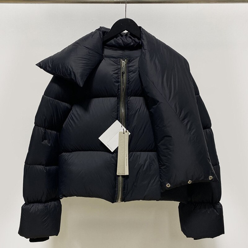 Ανδρικό παλτό IEFB υψηλής ποιότητας Κορεάτικο Σικ Έγχρωμο Στάντ Κοντό Χειμερινό Μπουφάν Πουφερ Μπουφάν με Φερμουάρ 9D1285