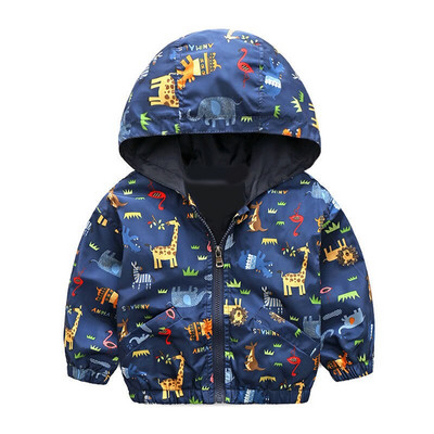 Ρωσία Χειμερινό μπουφάν για παιδιά αγόρια Άνοιξη 2022 Νέα μόδα μακρυμάνικο παλτό για αγόρια, κορίτσια, κινούμενα σχέδια με doodle print Ρούχα γκράφιτι