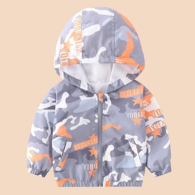 Ρωσία Χειμερινό μπουφάν για παιδιά αγόρια Άνοιξη 2022 Νέα μόδα μακρυμάνικο παλτό για αγόρια, κορίτσια, κινούμενα σχέδια με doodle print Ρούχα γκράφιτι