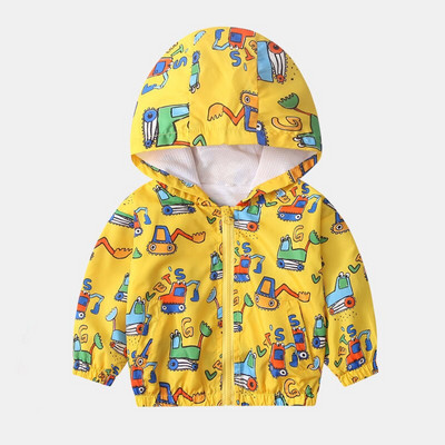 Ρωσία Χειμερινό μπουφάν για παιδιά αγόρια Άνοιξη 2022 Νέα μόδα μακρυμάνικο παλτό για αγόρια, κορίτσια, κινούμενα σχέδια με doodle print Ρούχα γκράφιτι