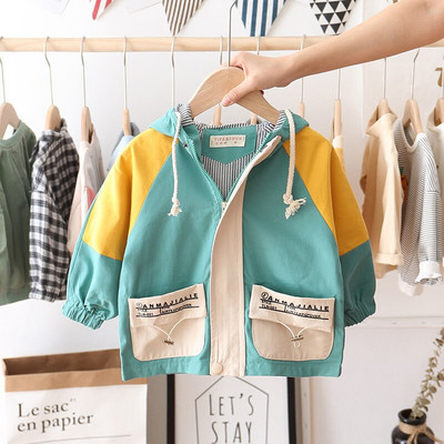 2022 Νέα άνοιξη για μωρά αγόρια για κορίτσια παλτό Cartoon Totoro Hoodies μπουφάν για παιδιά Φούτερ Χαριτωμένα παιδικά πανωφόρια αντιανεμικά