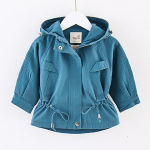 2020. gada pavasara rudens meiteņu jaka mētelis Bērnu Virsdrēbes Mētelis garām piedurknēm Bērnu Apģērbi Zīdaiņu Meiteņu Jakas Meitenei 2-10 g.