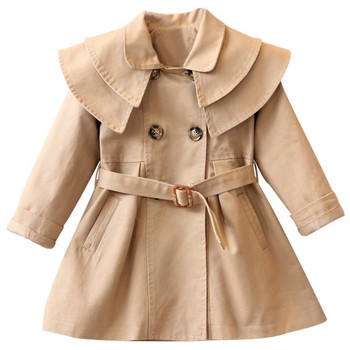 2020 άνοιξη φθινόπωρο κοριτσίστικο παλτό Παιδικό πανωφόρι παλτό μακρυμάνικο Παιδικά ρούχα Βρεφικά κοριτσίστικα μπουφάν για κοριτσάκι 2-10 ετών