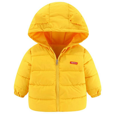 2021. Jesen Zima Dječje donje jakne s kapuljačom za dječake Djevojčice Jednobojni topli topli dječji kaputi od flisa Gornja odjeća Odjeća