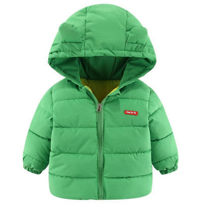 2021. Jesen Zima Dječje donje jakne s kapuljačom za dječake Djevojčice Jednobojni topli topli dječji kaputi od flisa Gornja odjeća Odjeća