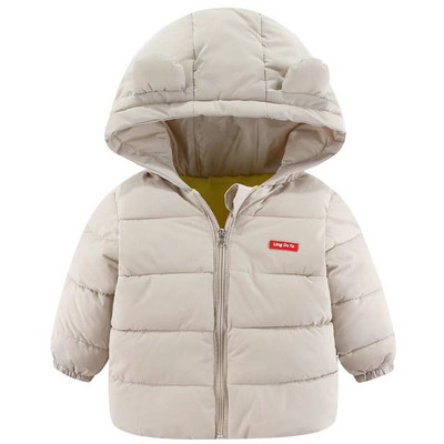 2021. Jesen Zima Dječje donje jakne s kapuljačom za dječake Djevojčice Jednobojni topli topli dječji kaputi od flisa Gornja odjeća Odjeća