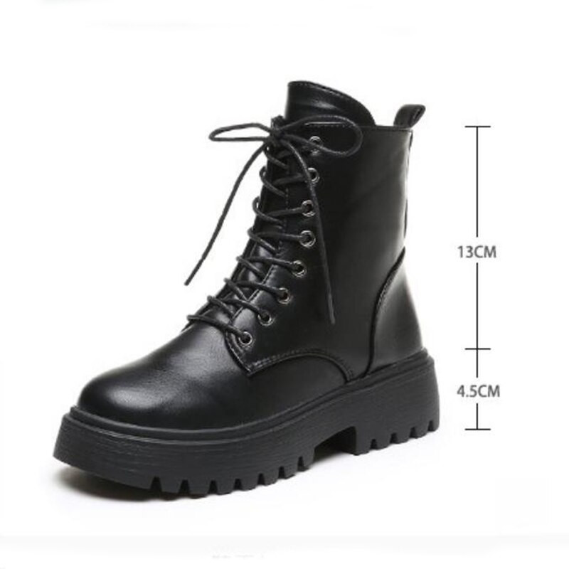 Taoffen Sieviešu puszābaki Plakanpapēžu Kurpes Sieviešu Šņorējamas Ziemas Rudens Kurpes Ikdienas Īsi Zābaki Sieviešu Apavi Izmērs 35-40