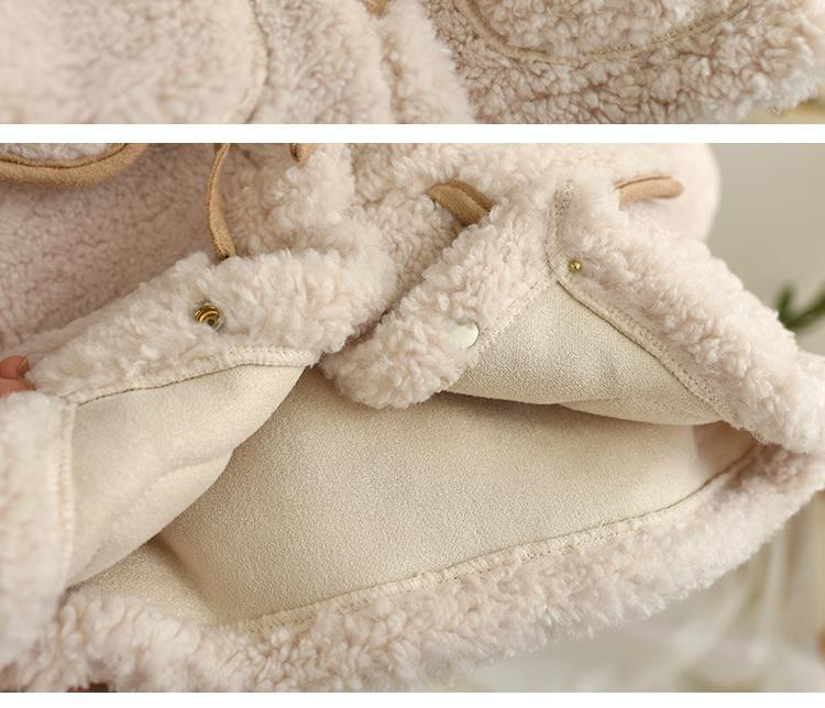 2021 Νέα Άνοιξη Φθινόπωρο/Χειμώνας Κορίτσια Παιδικά ψεύτικα γούνινα παλτό Άνετα χαριτωμένα βρεφικά ρούχα Παιδικά ρούχα