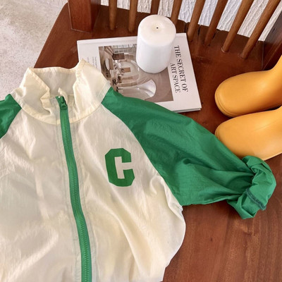 Καλοκαιρινά ενδύματα αντηλιακής προστασίας Παιδικά ενδύματα Μπουφάν Αντιανεμικό για αγόρια Πανωφόρι Παλτό Βρεφικά Παιδικά Παιδικά Γυναικεία