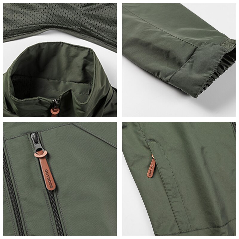 Muške 2022. Proljeće Jesen Nove modne jakne Muški visokokvalitetni vanjski kaputi Muška vodootporna ležerna vjetrovka s kapuljačom Muška jakna