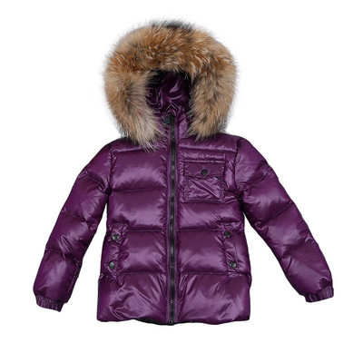 Παιδικό χειμωνιάτικο τζάκετ για κορίτσια Μεγάλη γούνα για αγόρια Παιδικά ρούχα Βρεφικά χοντρά ζεστά χιονοστιβάδα Παιδικό παλτό με κουκούλα