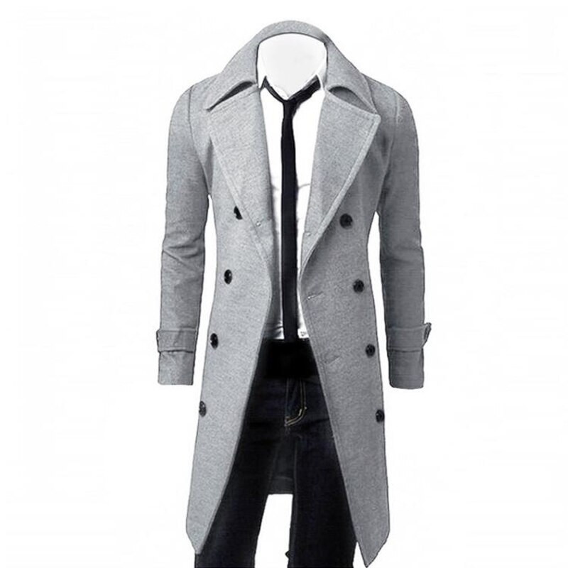 Μεγάλα ανδρικά ρούχα καμπαρντίνες casual παλτό Μάλλινα επαγγελματικά μακριά μπουφάν Ανδρικά casual παλτό Ανδρικά πανωφόρια