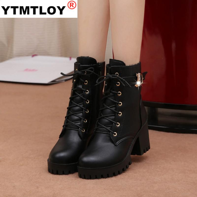 Ženske čizme Ravne biciklističke borbene čizme boje vina Cipele s kopčom Ženske Botas Ženske vruće čizme Zimske visoke potpetice