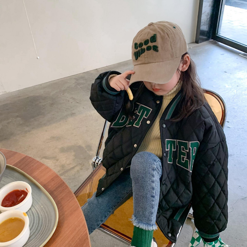 Εφηβικά παλτό για κορίτσια 2022 Παιδικά ρούχα για αγόρια Παιδικό χειμωνιάτικο μπουφάν κοστούμι μπέιζμπολ Bomber Μικροσκοπικά βαμβακερά για και μπουφάν για χιόνι