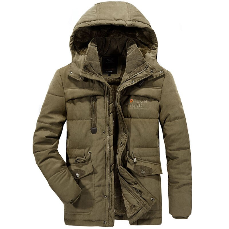 Zimska parka muška 6XL 7XL 8XL jakna Muški plus baršunasti podebljani muški kaputi s kapuljačom Vjetrovke Muške ležerne tople jakne Kaput 868