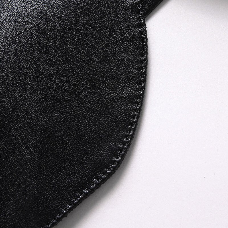 Liela izmēra 6XL 7XL 8XL vīriešu ādas jaka, 2020. gada rudens, jauna klasiska, melna biznesa ikdienas brīvi pusmēteļi, vīriešu zīmols