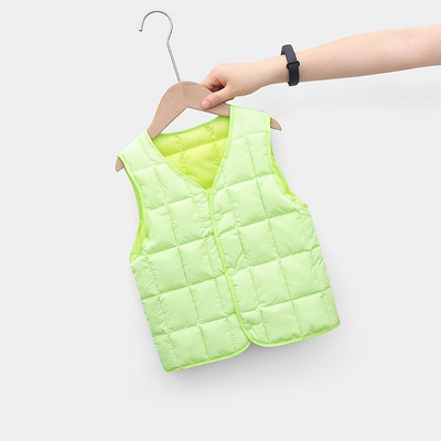 Bērnu Vestes Siltas Vestes Rudens Mazuļi Zēni Meitenes Vestes Bērni Bez Piedurknēm Dūnu Kokvilnas Jaka Mēteļi 1-8T JYF