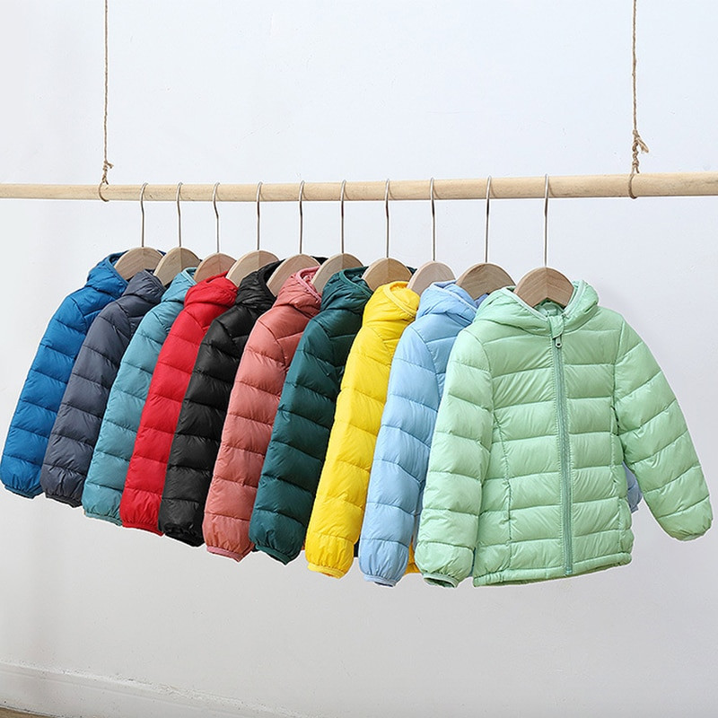 2020. Puh jakne za djevojčice Zimski kaput slatkih boja Topli dječji puhovi kaputi s kapuljačom za dječake 2-9 godina Gornja odjeća Dječja odjeća