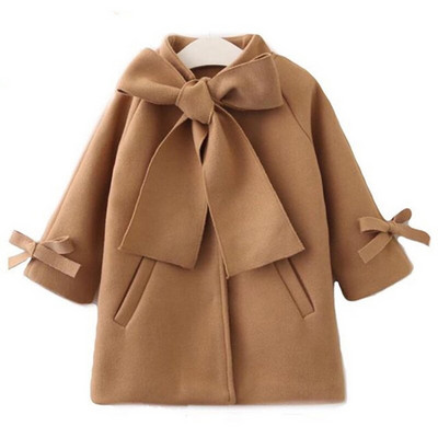 Baby Girls Coat Cute Rabbit Ear Hooded Jacket Παιδικά Μόδα Εξωτερικά Ενδύματα Ανοιξιάτικο φθινόπωρο Ανεμοδαρμένο μπουφάν για κορίτσι 1-6 ετών