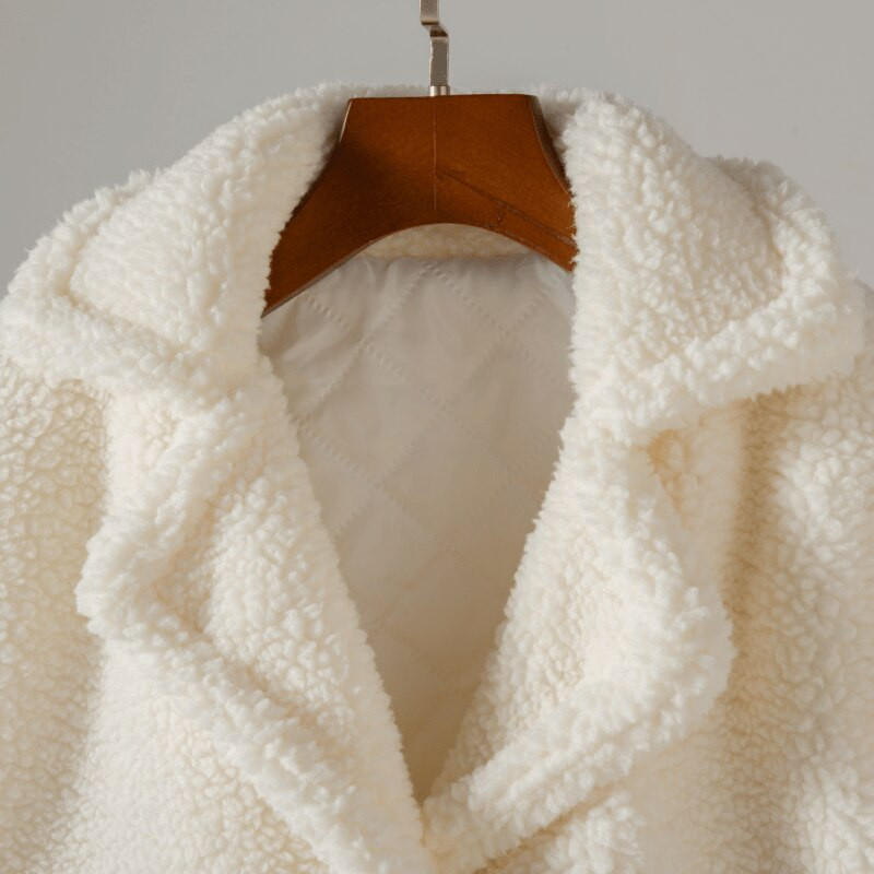 Μόδα μωρό κορίτσι Αγόρι Χειμερινό μπουφάν Γούνα χοντρό παιδί Ζεστό πρόβατο σαν παλτό Μακριά φαρδιά παιδικά ρούχα Υψηλής ποιότητας 2-14 ετών