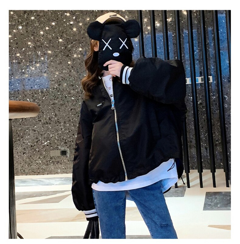Μπουφάν για κορίτσια για εφήβους Άνοιξη Φθινόπωρο Νέο καρτούν Bear Loose Zipper Παιδικό παλτό για αγόρι 8 10 11 12 13 14 ετών