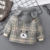 2022. gada jauns zīdaiņu mētelis bērnu jakai Rudens ziemas jaka mazuļu zēniem, kostīmi, mazuļi, bērnu mētelis, jaundzimušo bērnu apģērbi 1-8 g.